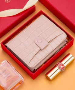 Cnoles Leather Wallet Female Short Retro Two-Fold Purse 4