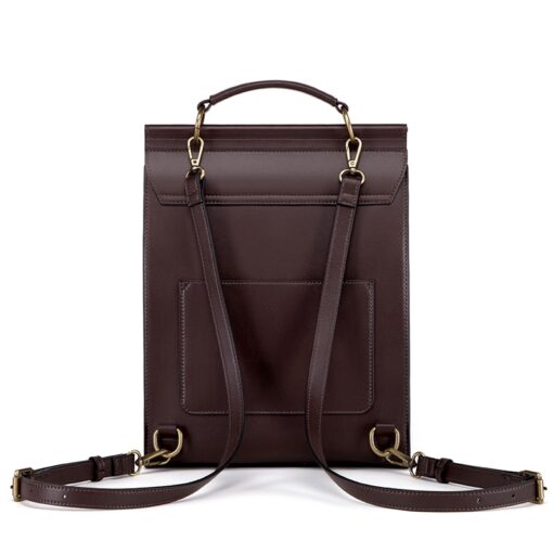 Cnoles Genuine Leather Female Backpacks 6
