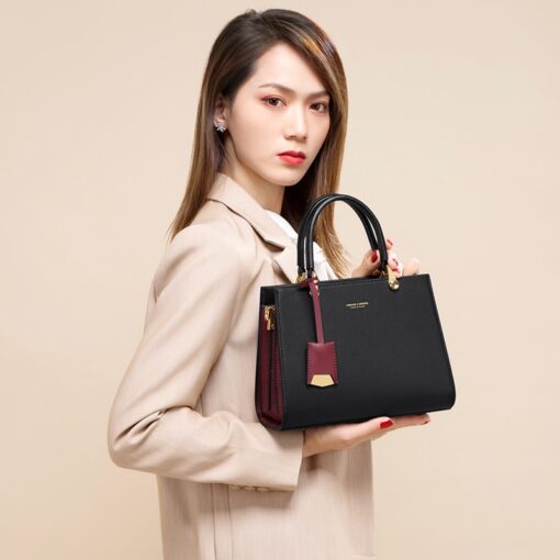 Cnoles Top-Handle Composite Vintage Handbag 5