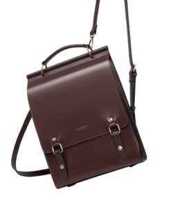 Cnoles Genuine Leather Female Backpacks 4
