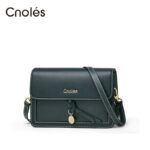 Cnoles Lady's Crossbody Bags Genuine Leather Handbag