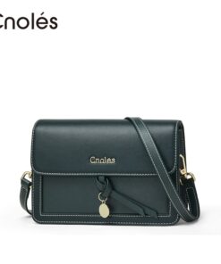 Cnoles Lady's Crossbody Bags Genuine Leather Handbag 2