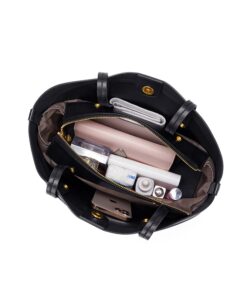 Cnoles Elegant Top Handle Luxury Designer Genuine Leather Shoulder Bag 6