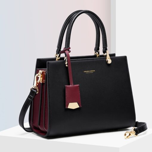 Cnoles Top-Handle Composite Vintage Handbag 3
