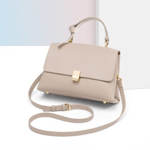 Cnoles Brand Versatile Soft Genuine Leather Shoulder Bag 5