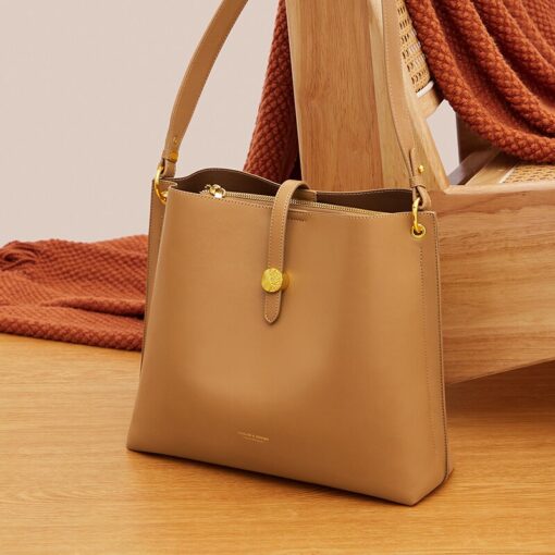 Cnoles Bag Bucket Crossbody Bags with 2 Shoulder Straps 3