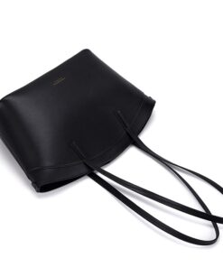 Cnoles Elegant Top Handle Luxury Designer Genuine Leather Shoulder Bag 3