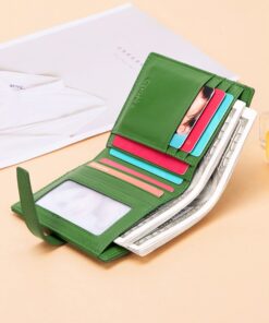 Cnoles Mini Multi-Cards Leather Wallets Purse 3