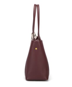 Cnoles Split Cow Leather ​Large Capacity Tote Bag Lady Handbag 5