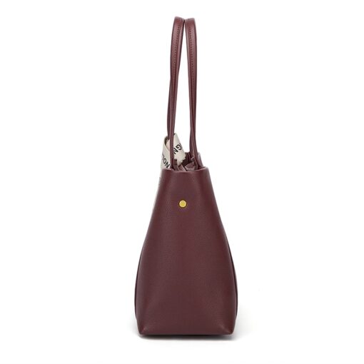 Cnoles Split Cow Leather ​Large Capacity Tote Bag Lady Handbag 5