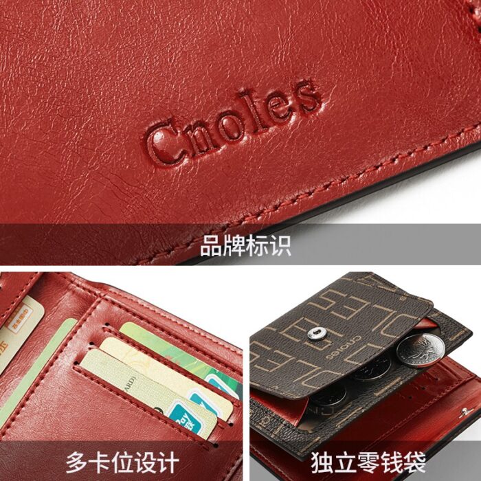 Cnoles Slim Mini Wallet Cute Coin Purse