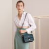 Cnoles Lady's Crossbody Bags Genuine Leather Handbag 1