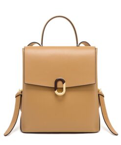Cnoles Genuine Leather Teenage Small Backpack Travel Bag 3