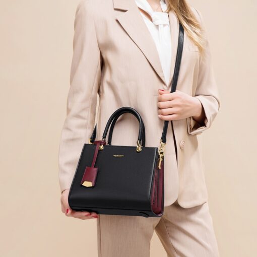 Cnoles Top-Handle Composite Vintage Handbag 4