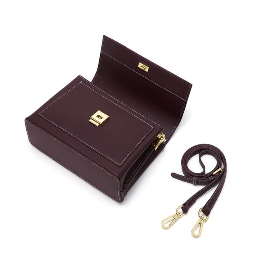 Cnoles Luxury Genuine Leather Designer Handbag 5