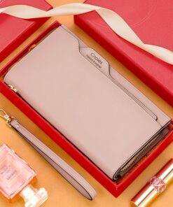 Cnoles Long Envelope Wallet Soft Leather Women Purses Handbag 5