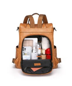 Cnoles Brand Vintage Backpack Female Luxury Laptop Bag Backpack 6