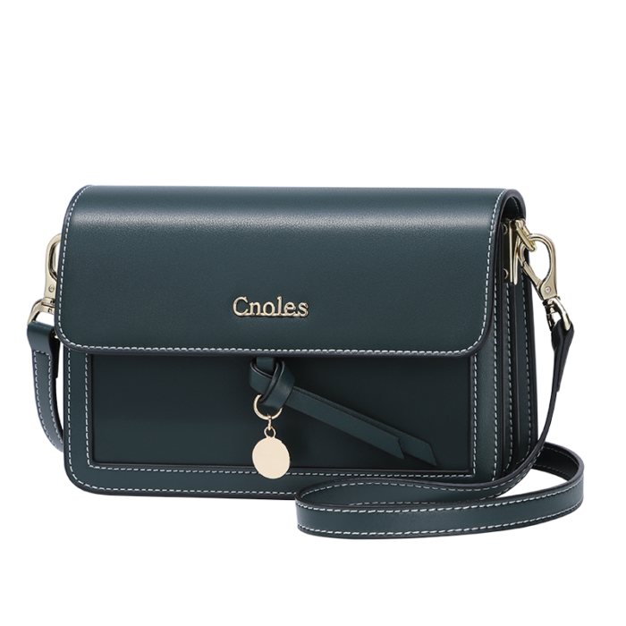 Cnoles Office Tote Crossbody: Luxe Leather