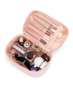 Cnoles New Cream Cake Girl Makeup Bag Portable Travel Women Cosmetic Bag Toiletries Organizer Storage Makeup Cases 6