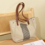 Cnoles Luxury Canvas Tote: Stylish Commuter Crossbody