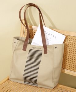 Cnoles Women Tote Canvas Bag Female Lightweight Shoulder Bag Luxury Designer Commuter Lady Crossbody Bag 3