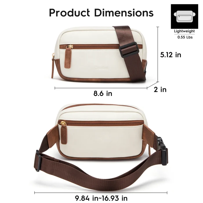 Cnoles Belt Bag for Women Fanny Pack Crossbody Bags