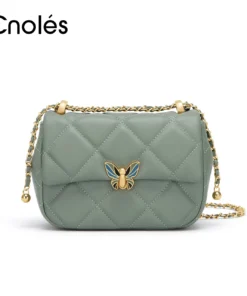 Cnoles Women Diamond Chain Crossbody Bag