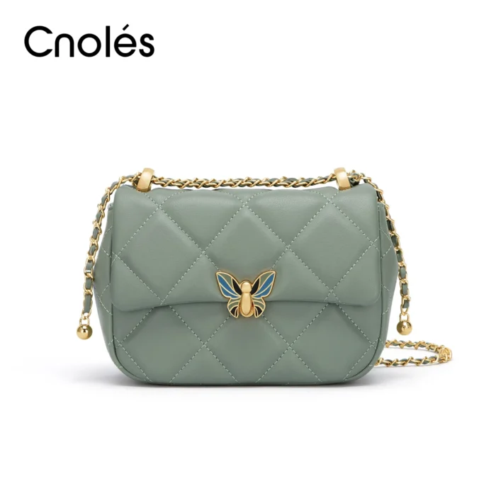 Cnoles Women Diamond Chain Crossbody Bag